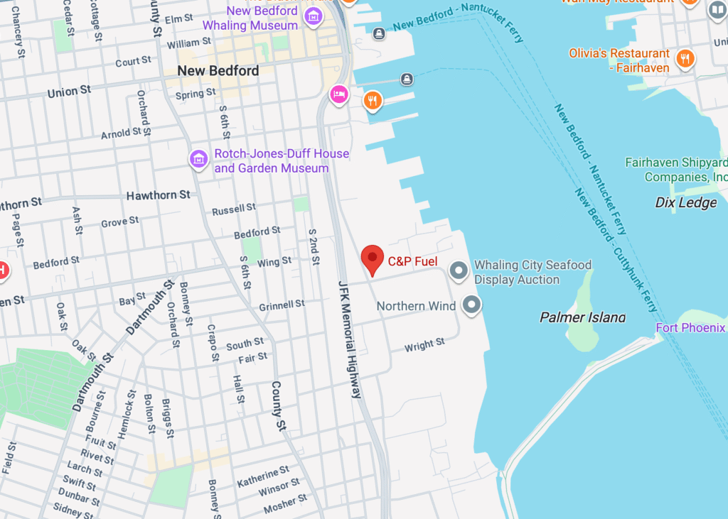 C&P Fuel location on a map